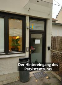 HIntereingang der Praxis